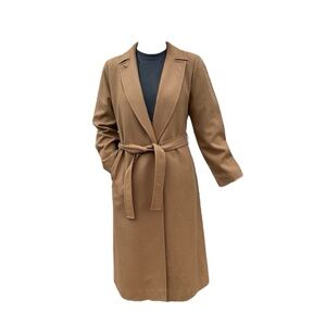 Pendleton Virgin Wool Coat: Classic Camel Outerwear for Timeless Style